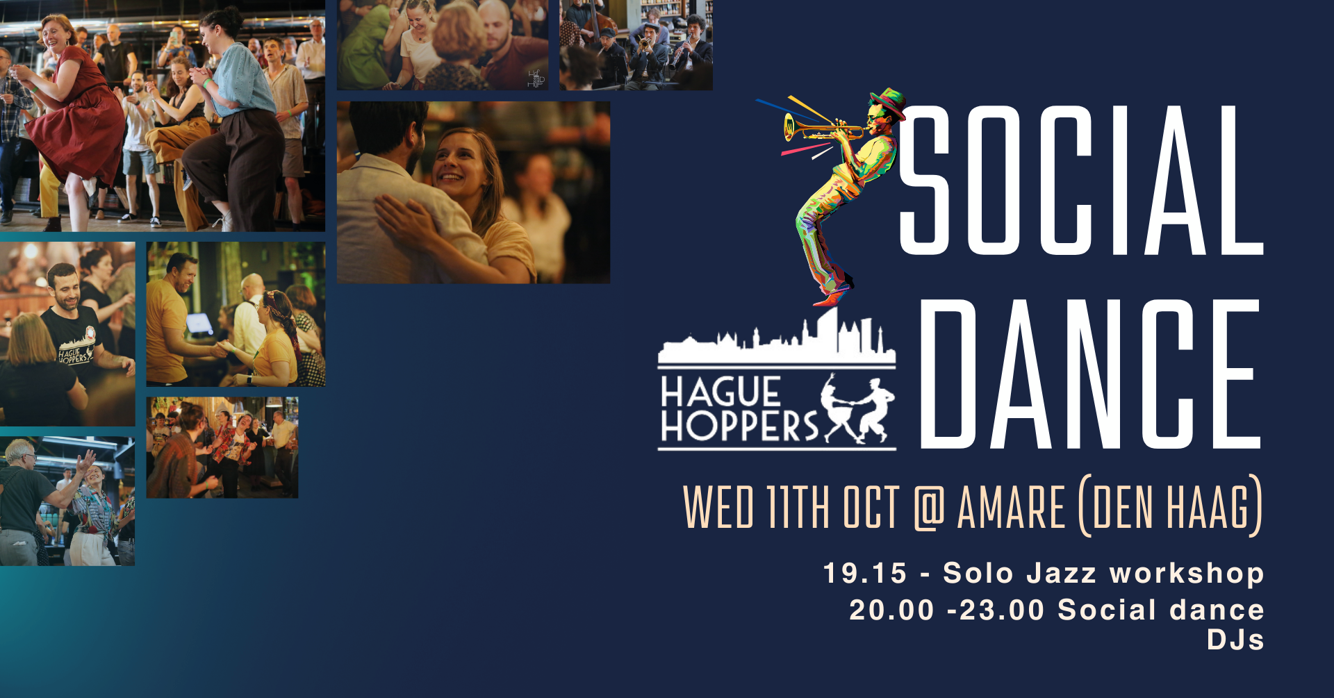 Social swing dance with Hague Hoppers @Amare