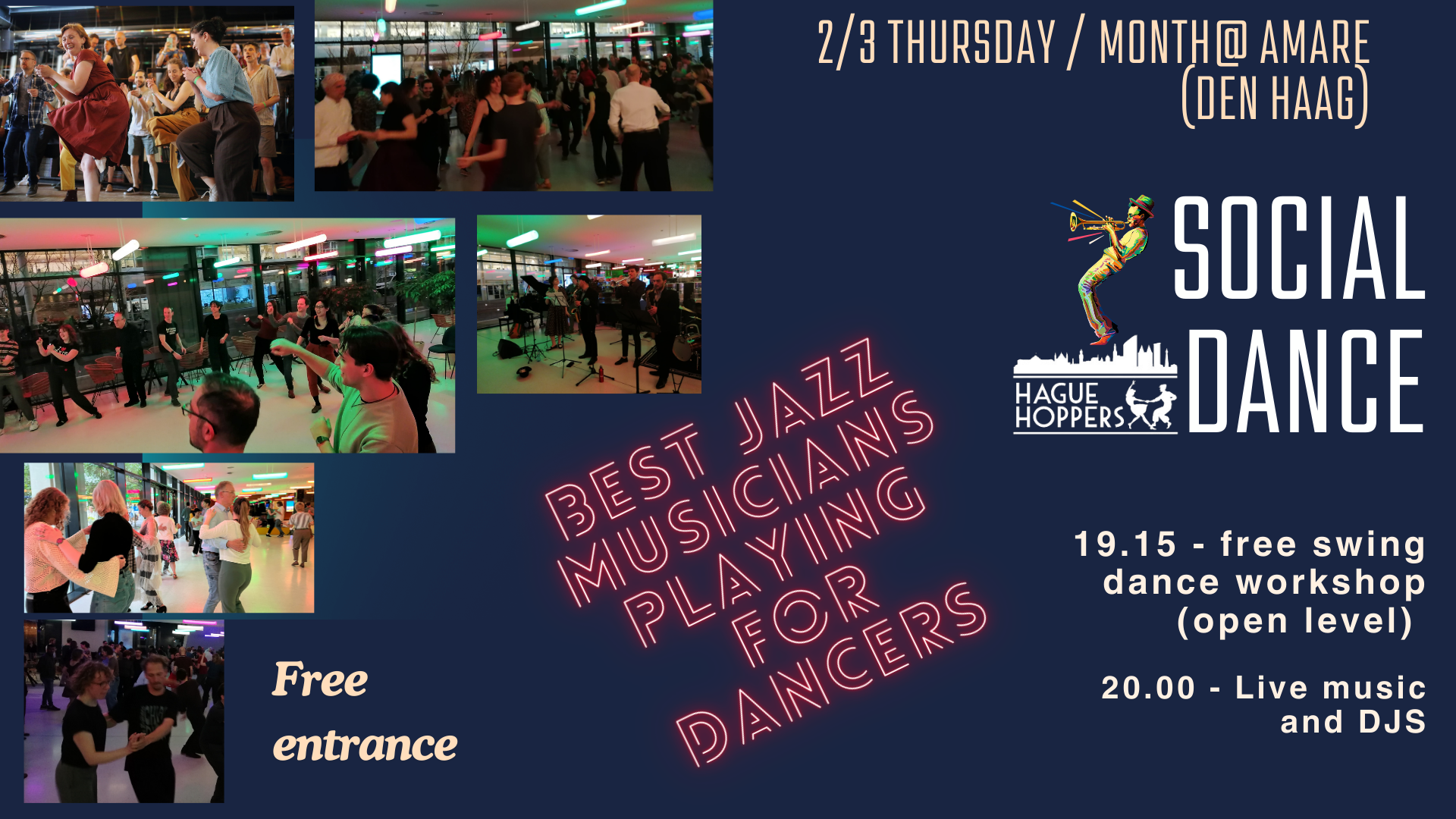 Hague Hoppers social dance in Amare