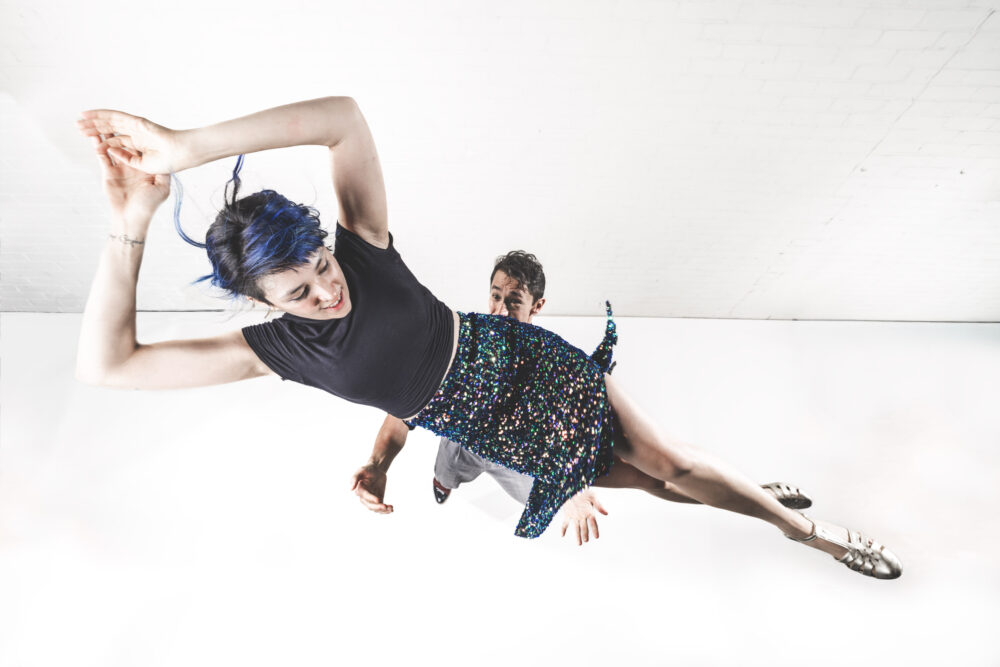 Air steps with Katie and Mike